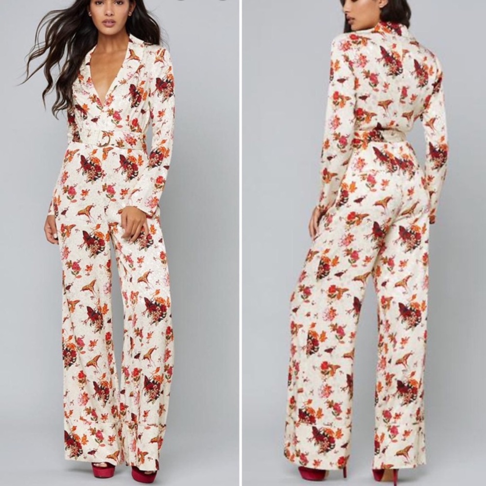 Liliana wide-leg BeBe jumpsuit. New
